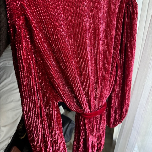 Retrofete Gabrielle Dress in Red NEW - Picture 6 of 9